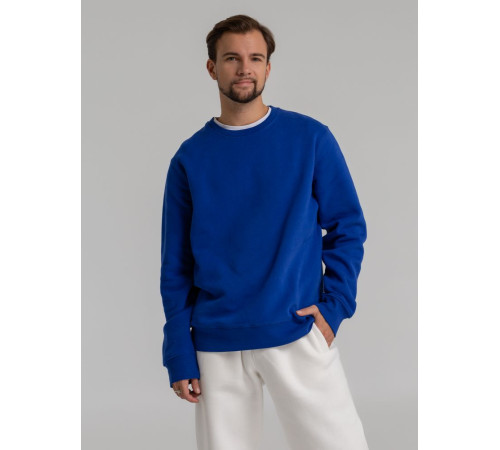 Свитшот унисекс King, ярко-синий