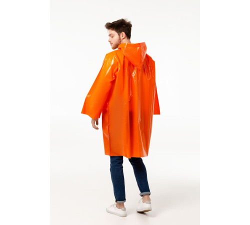 Дождевик-плащ CloudTime, оранжевый