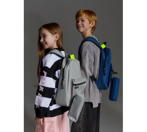 Детский рюкзак Base Kids с пеналом, темно-синий