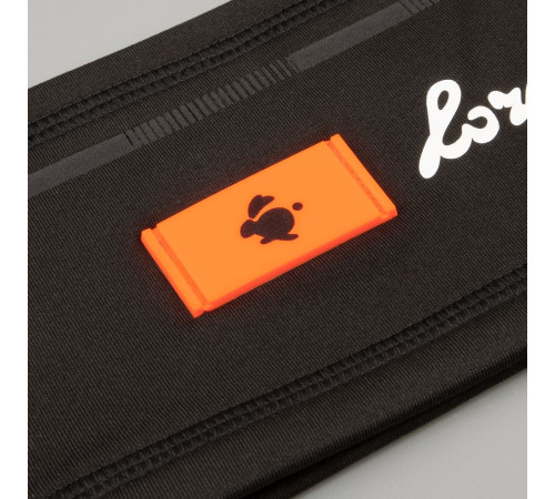 Лейбл из ПВХ Dzeta, S, оранжевый неон