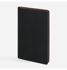 Ежедневник Trait, недатированный, черный с красным