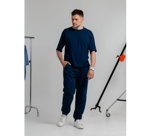 Футболка оверсайз Vozduh 2.0, синяя