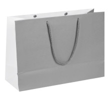 Пакет бумажный Bicolor, белый с серым