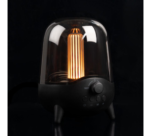 Беспроводная колонка с подсветкой soundFlicker, черная