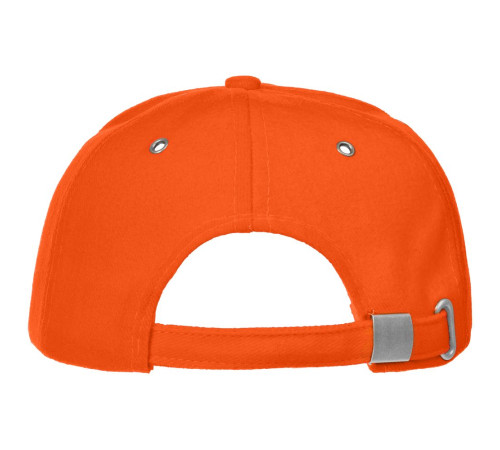 Бейсболка Classic, оранжевая с белым кантом