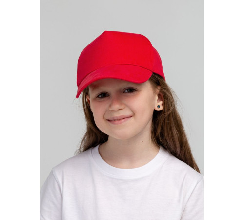 Бейсболка детская Standard Kids, красная