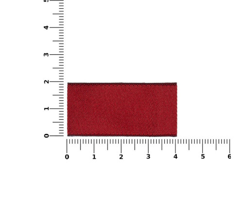 Лейбл тканевый Epsilon, XXS, бордовый