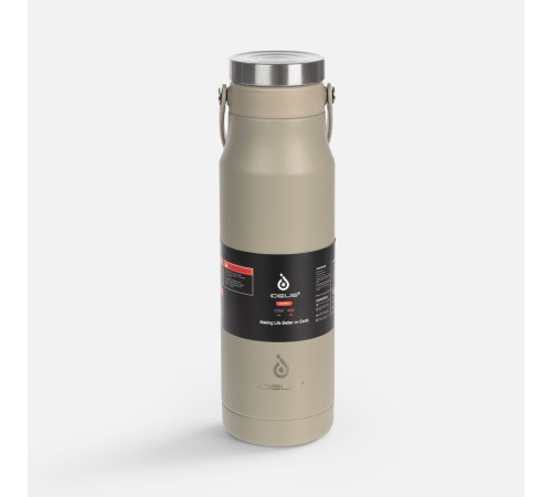 Термобутылка Tateyama, серо-бежевая