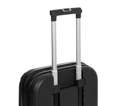 Чемодан Platta, черный с синим