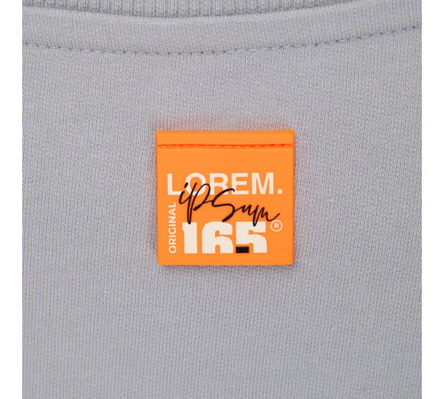 Лейбл из ПВХ Kare, оранжевый неон