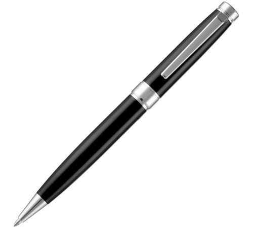 Ручка шариковая Broad Ring, глянцевая, черная