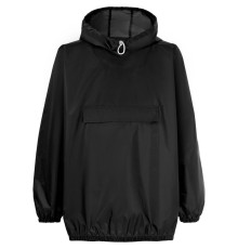 Дождевик-анорак Alatau, укороченный, черный, единый размер