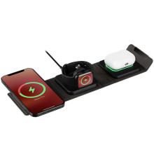 Складная станция беспроводной зарядки triFlex, черная