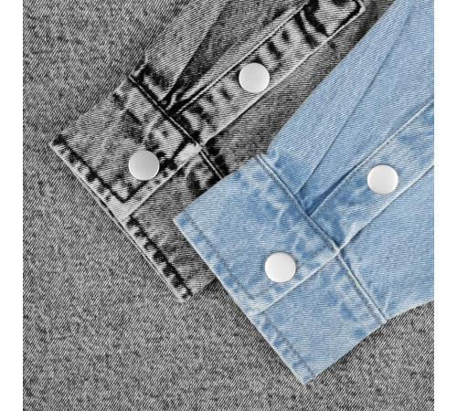 Куртка джинсовая O3, серая