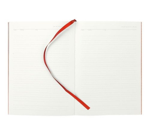 Ежедневник Flat, недатированный, красный