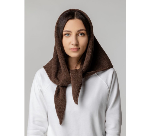 Косынка Dalia, темно-коричневая