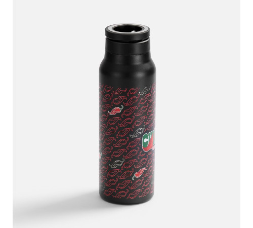 Термобутылка Magnus с магнитным держателем для телефона, черная