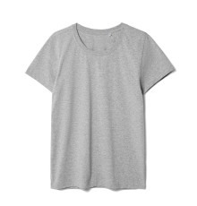 Футболка женская T-bolka Stretch Lady, серый меланж