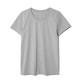 Футболка женская T-bolka Stretch Lady, серый меланж