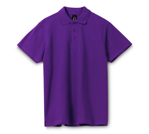 Рубашка поло мужская Spring 210, темно-фиолетовая
