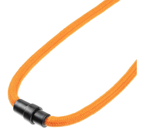 Шнурок для бейджа Tube Wood, оранжевый