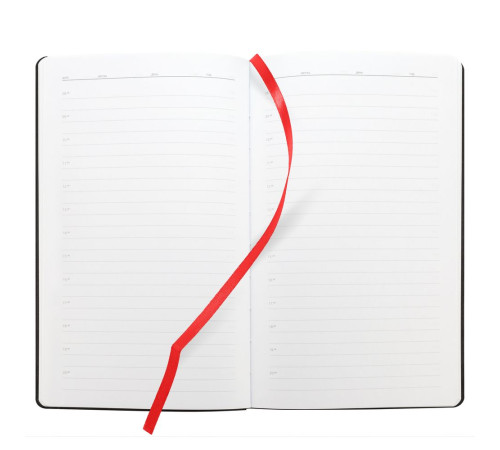 Ежедневник Knit, недатированный, красный