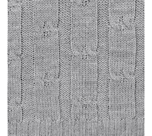 Плед Trenza, светло-серый