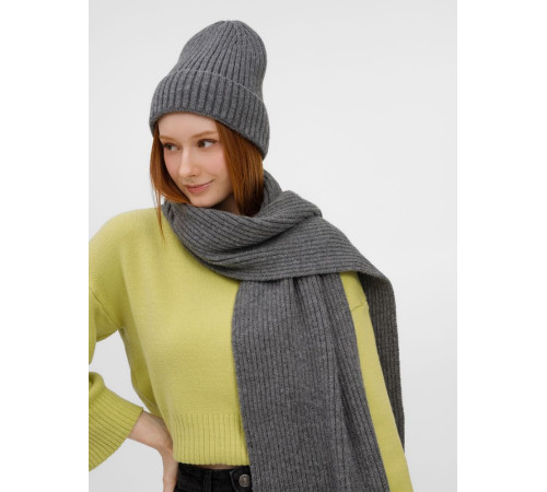 Шарф Laconi, темно-серый меланж