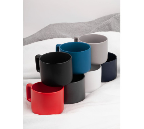 Чашка Jumbo в коробке матовая, морская волна