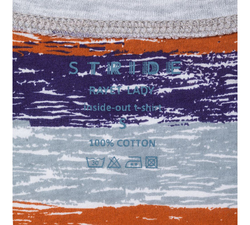 Футболка женская Rayet Lady двусторонняя, оранжевая с фиолетовым