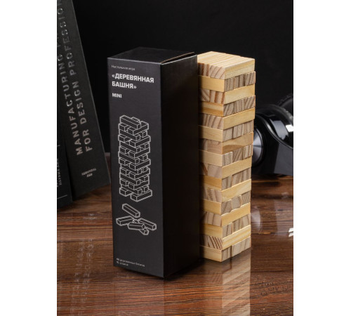 Игра «Деревянная башня мини», неокрашенная
