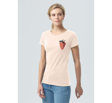 Футболка женская «Любоф-моркоф», розовая