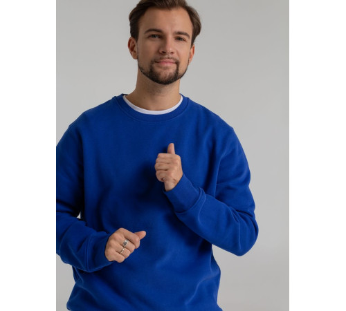 Свитшот унисекс King, ярко-синий