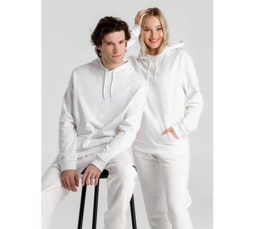 Толстовка с капюшоном унисекс Hoodie, белая