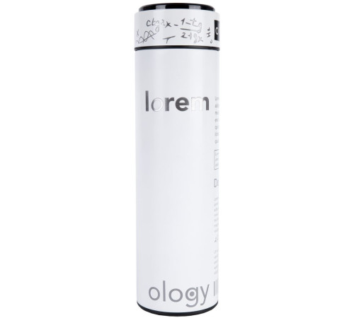 Смарт-бутылка с заменяемой батарейкой Long Therm, белая