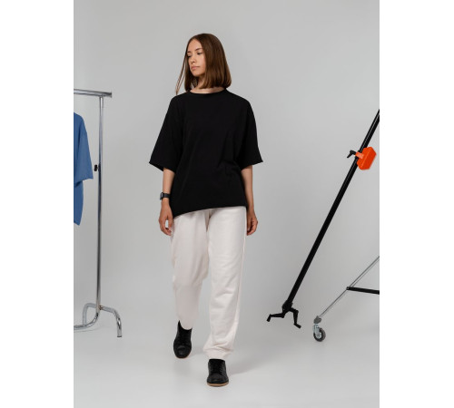 Футболка оверсайз Vozduh 2.0, черная