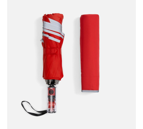Зонт наоборот складной Futurum, красный