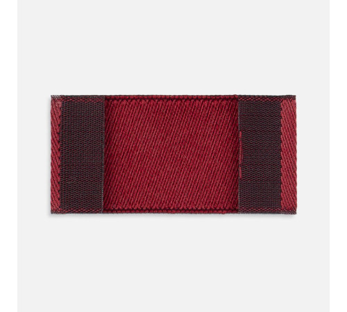 Лейбл тканевый Epsilon, XXS, бордовый