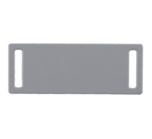 Шильдик металлический Kova, серый