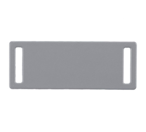 Шильдик металлический Kova, серый