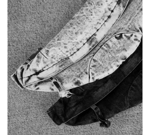 Поясная сумка W6, серая