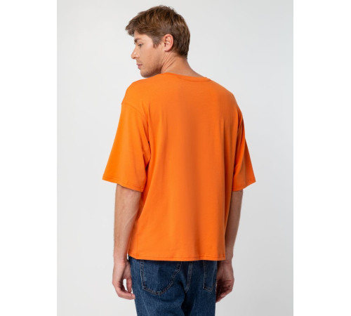 Футболка унисекс оверсайз Street Vibes, оранжевая