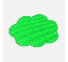 Наклейка тканевая Lunga Calum, L, зеленый неон