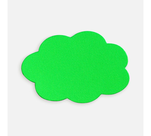 Наклейка тканевая Lunga Calum, L, зеленый неон