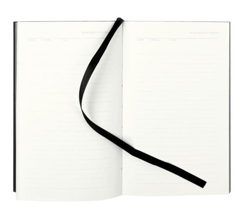 Ежедневник Flat Mini, недатированный, иссиня-черный