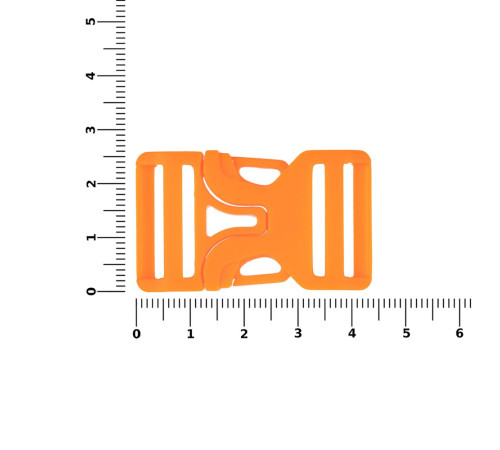 Застежка-пряжка Fibbia, оранжевый неон