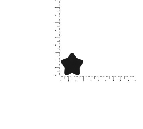 Джибитс из ПВХ «Звезда», черный