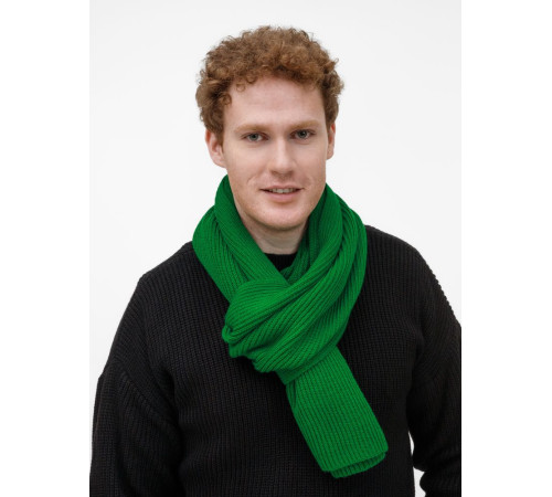 Шарф Nobilis Mono, ярко-зеленый
