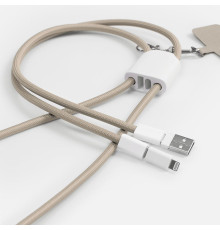 Кабель-ланьярд energyFlex Pro, серый