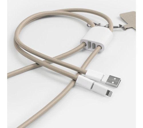 Кабель-ланьярд energyFlex Pro, серый